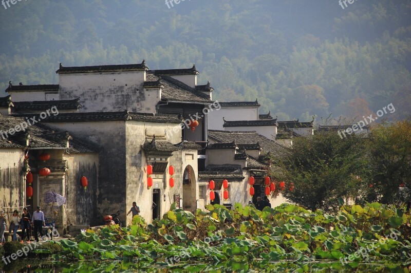 Huizhou Early In The Morning Ancient Free Photos