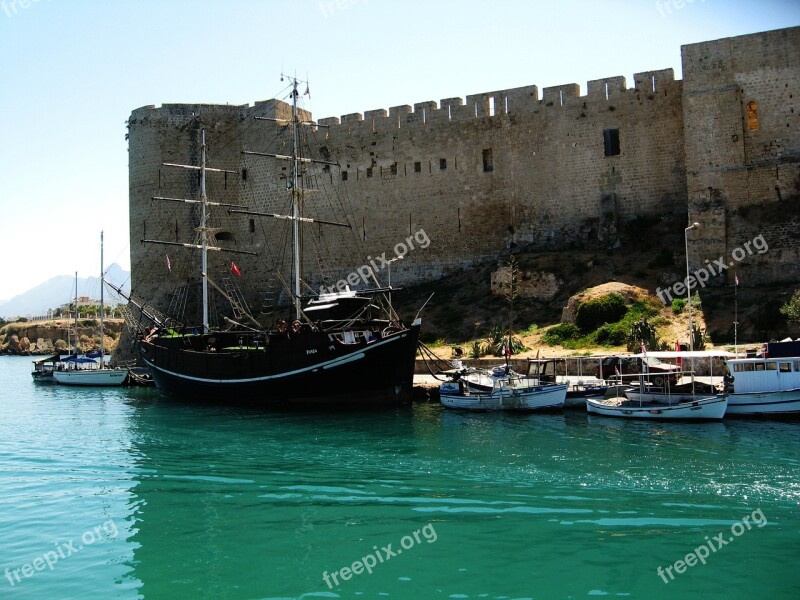 Kyrenia Cyprus Castle Greek Mediterranean