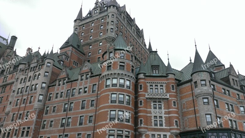 Castle Québec Architecture Chateau Tourist