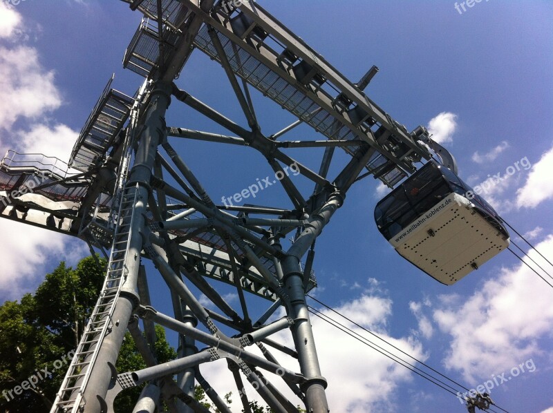 Cableway Koblenz Germany Free Photos