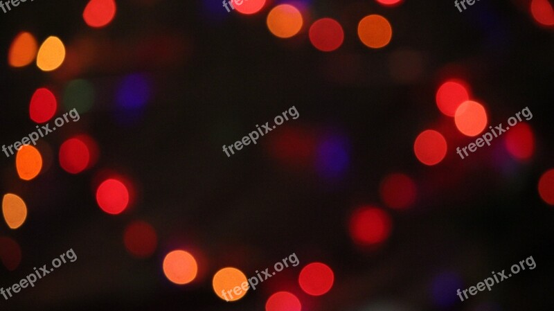 Bokeh Bright Light Design Holiday