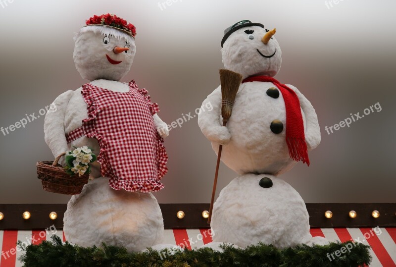 Snowmen Nuremberg Kids Christmas Figures Christmas Market