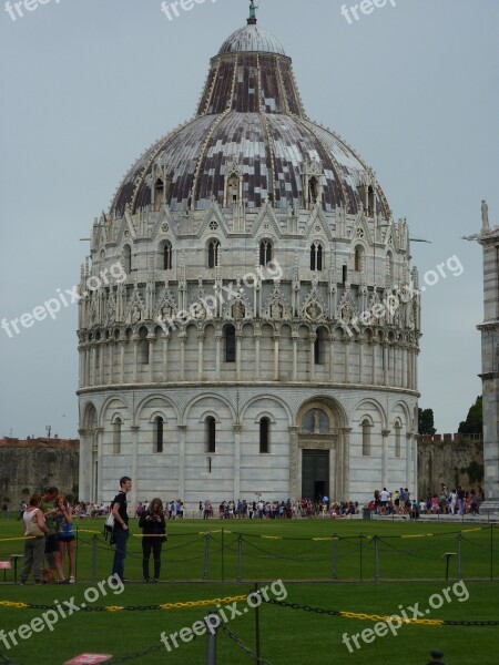 Pisa Baptistery Architecture Free Photos