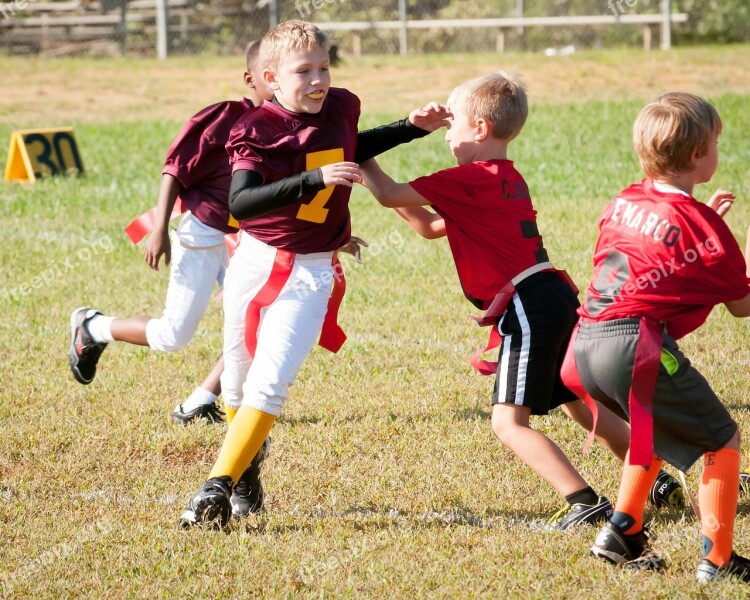 Flag Football Football Sport Game Competition