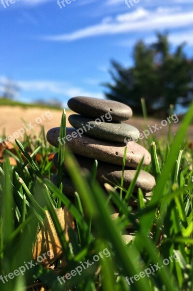 Stones Stacking Creative Free Photos