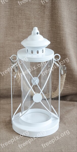 Lantern Christmas White Decor Mood Light