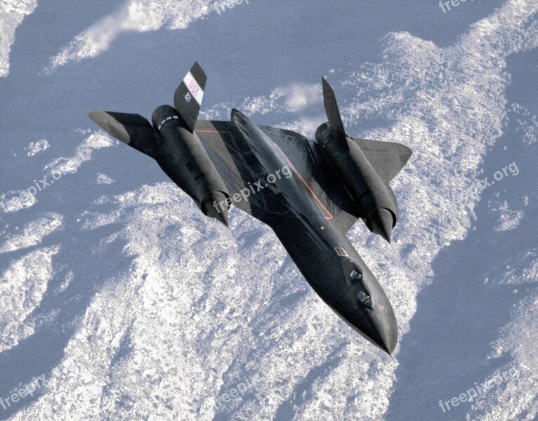 Jet Sr 71 Reconnaissance Aircraft Supersonic