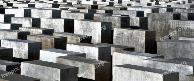 Holocaust Memorial Berlin Monument Concrete Free Photos