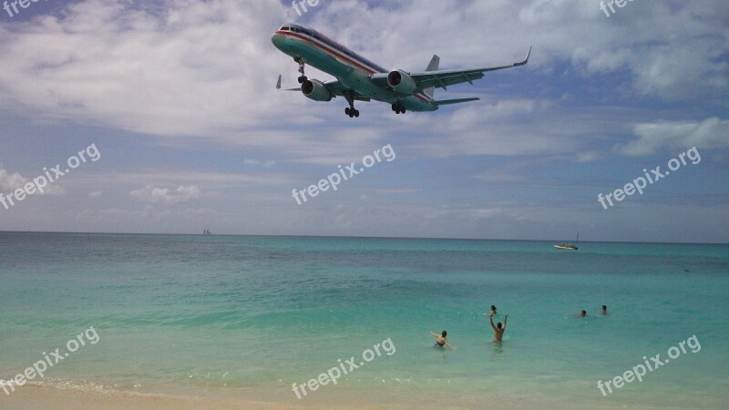 Caribs Saint-martin Beach Free Photos