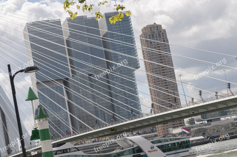 Rotterdam Erasmus Bridge Office The London Rem Koolhaas