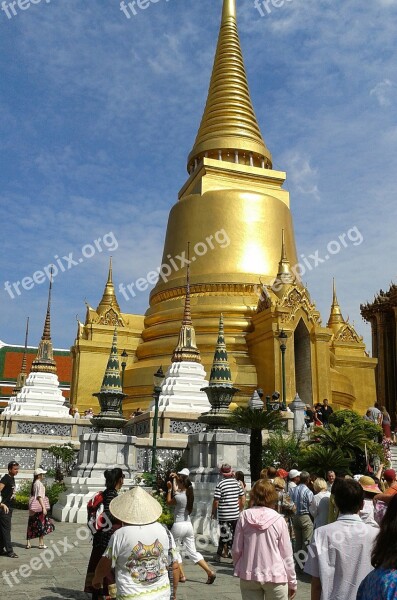 Buddhist Temple Buddhism Royal Palace Bangkok Tourism