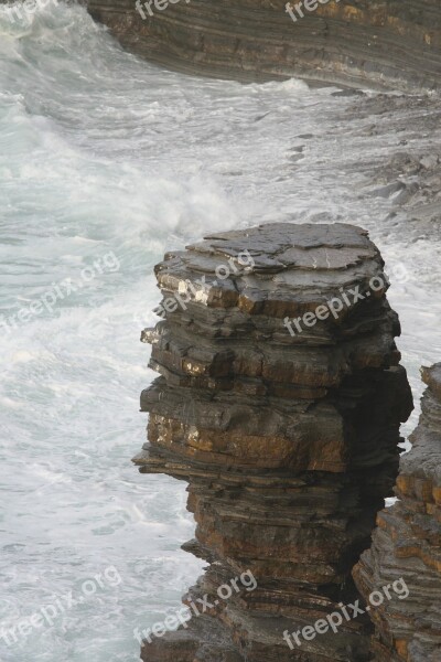 Sea Rock Biarritz Nature Roche