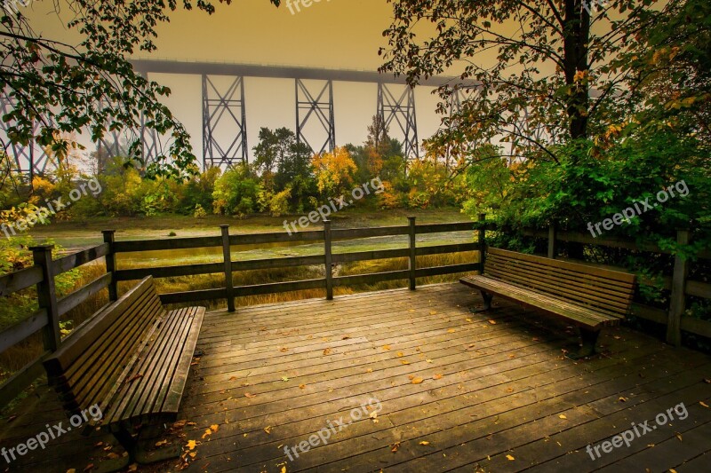 Landscape Fall Trees Nature Foliage