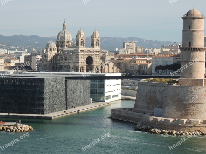 Mucem Marseille Sea Free Photos