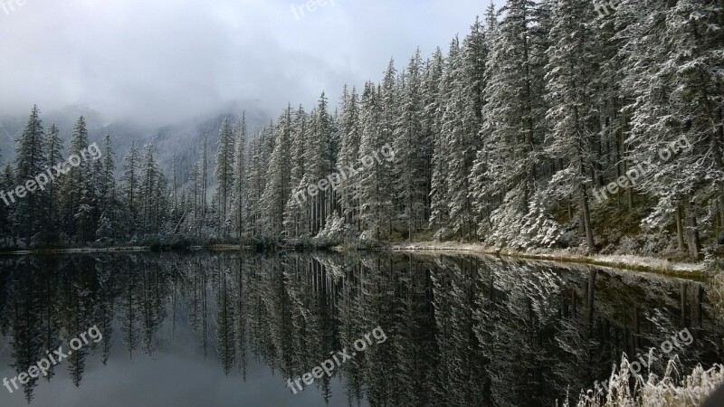 Glacial Lakes Poland Smreczyński Pond Tatry Mountains