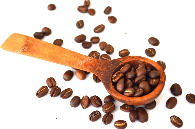 Coffee Ethiopia Africa Beans Spoon