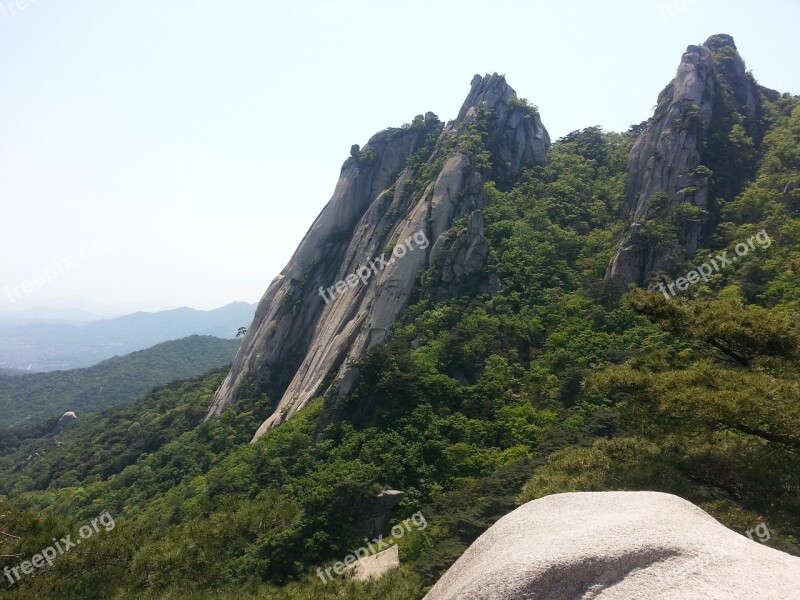 Dobong Climbing Peaks Free Photos