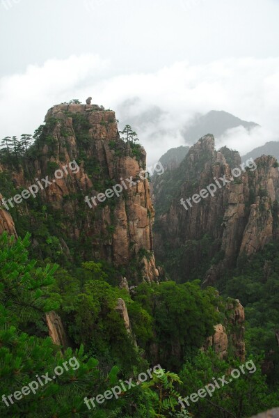 Huangshan Cloud The Scenery Free Photos