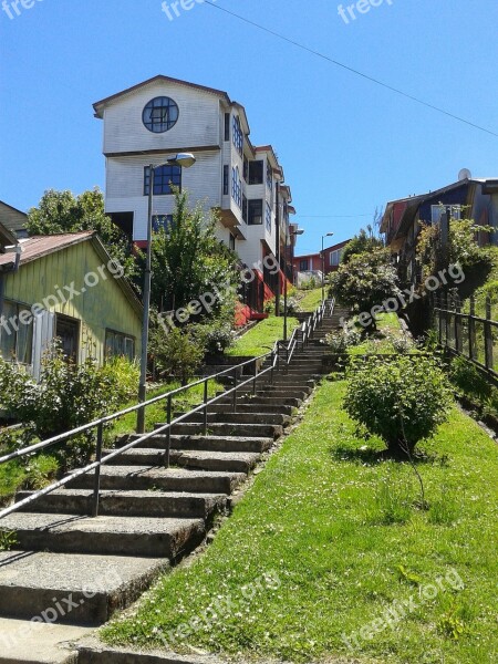 Ancud House Stairs Free Photos