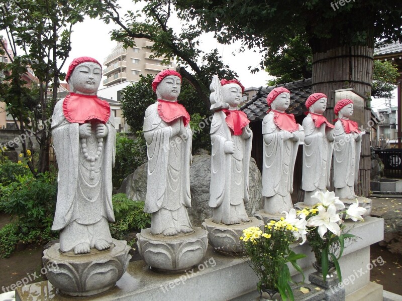 Shrine Japan Japanese Statue Buddha