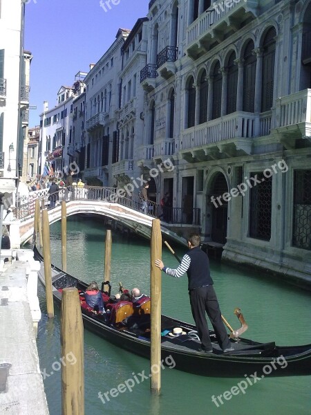 Venice Gondola Channel Free Photos