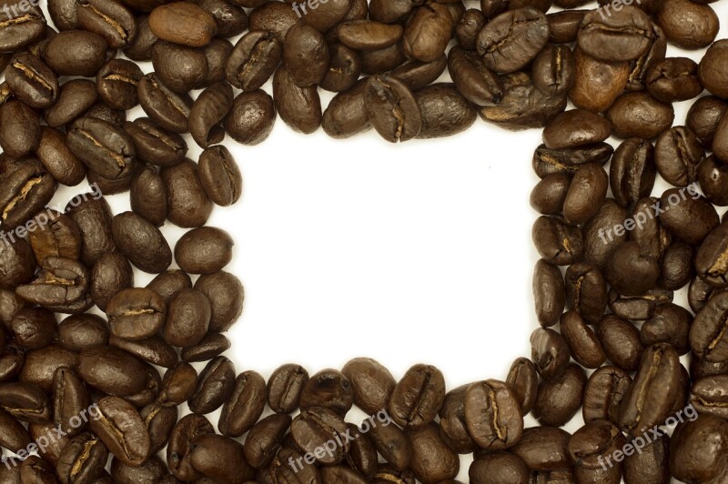 Coffee Beans Frame Brown Free Photos