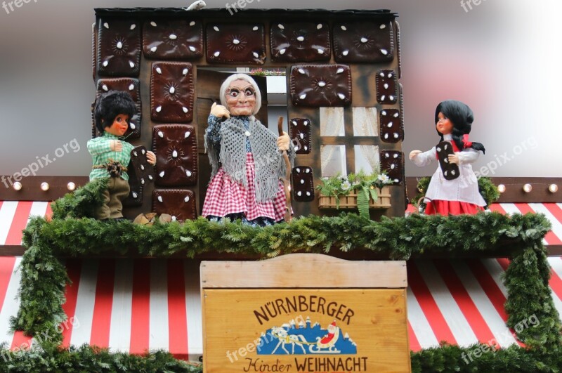 Hansel And Gretel Dolls The Witch Gingerbread House Nuremberg