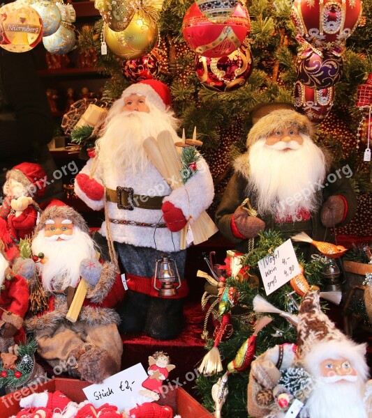 Santa Claus Nicholas Nuremberg Christmas Market Christmas Buden