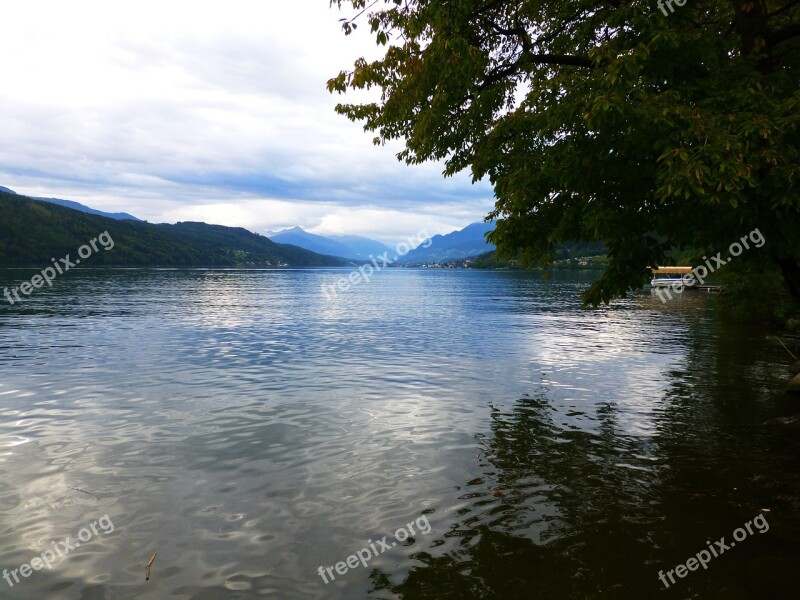 Millstatt Lake Evening Abendstimmung Water