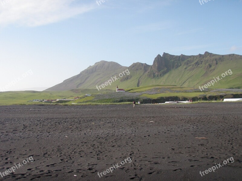 Iceland Mountains Landscape Nature Free Photos