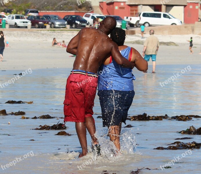 Lovers Beach Sea Summer Free Photos