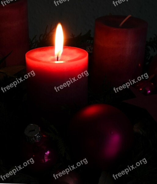 Advent Wreath Advent Christmas Candle Flame