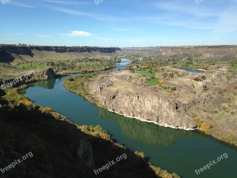 Canyon Nevada River Desert Usa