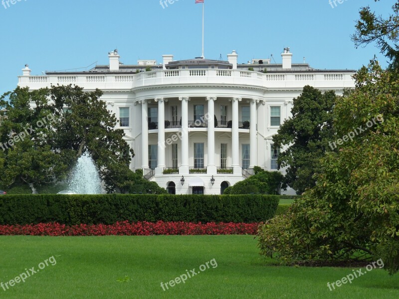 White House President Usa Washington Places Of Interest