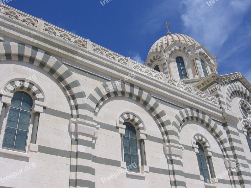 Church Marseille France Cathedral Free Photos