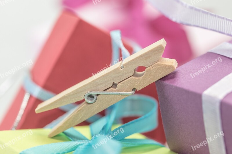 Clip Clothes Peg Gift Made Package