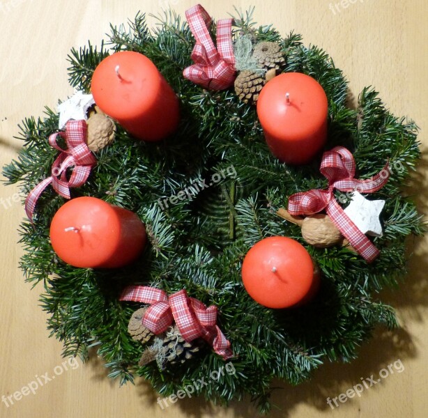 Advent Wreath Advent Candles Decoration Christmas