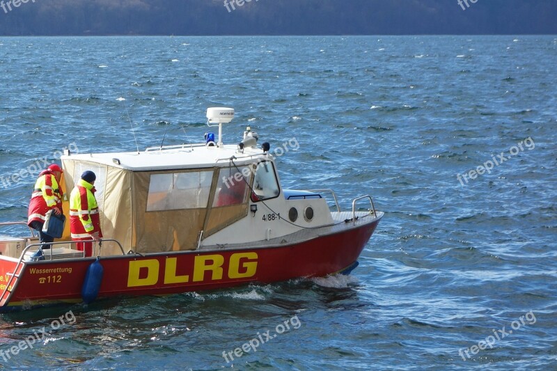 Boat Rescue Lake Water Lifeboat