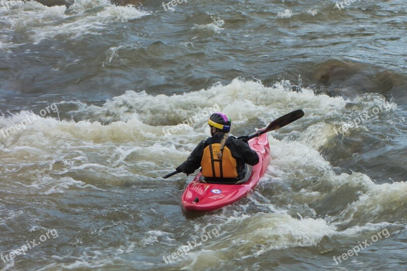 Canoeing Water Sport Paddle Kayak