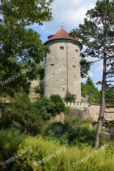 überlingen Lake Constance Tower Castle City Garden