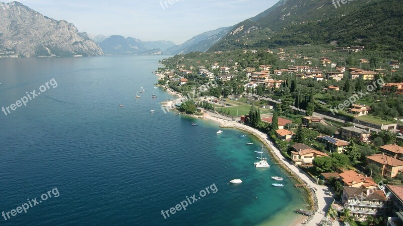 Garda Italy Lake Bank Free Photos