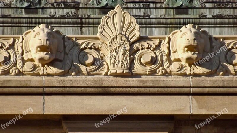 Gargoyles Lions Architecture Building Sculpture