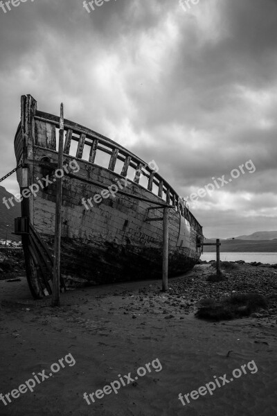 Boat Demise Faroe Islands Sea Ship