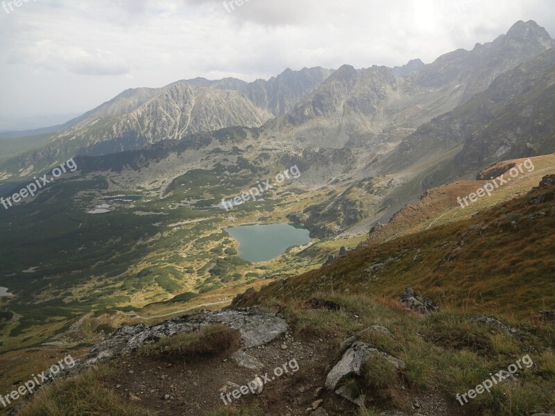 Landscape Mountains View Distance Poland