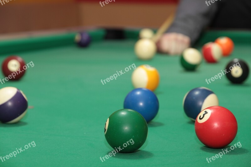 Billiards Billiard-ball Game Cloth Green