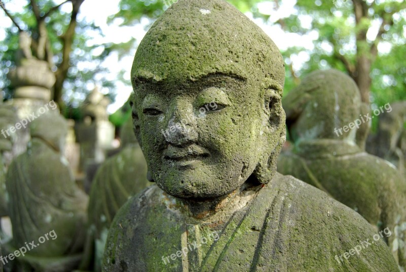 Buddha Statue Stone Statues Tradition Kawagoe Think About