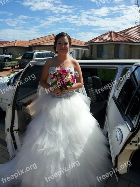 Wedding Dress Bride White Gown