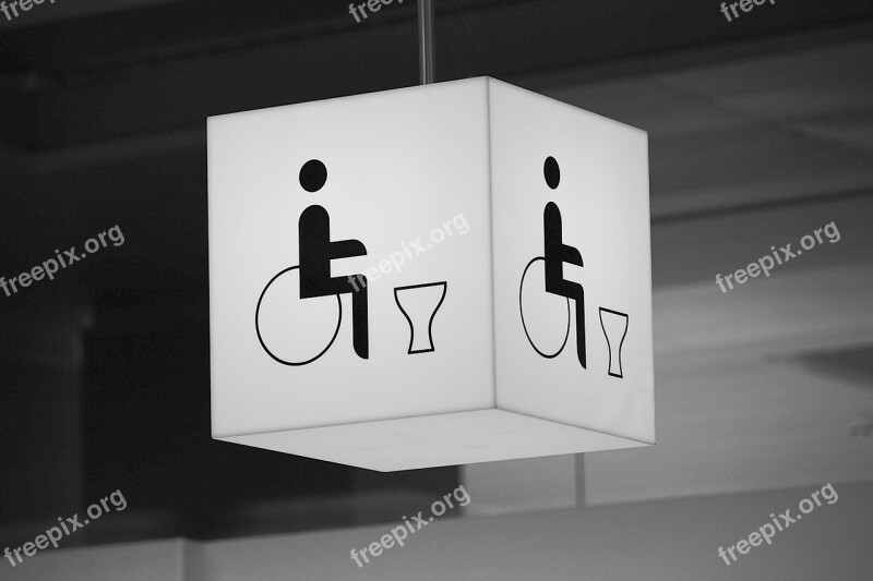 Wc Wheelchair Users Toilet Disabled Public Toilet