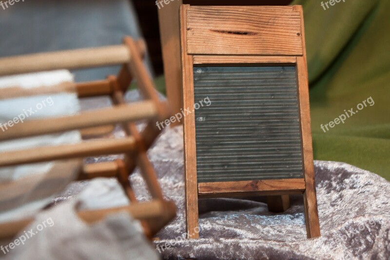 Washboard Toys Wood Sheet Wavy