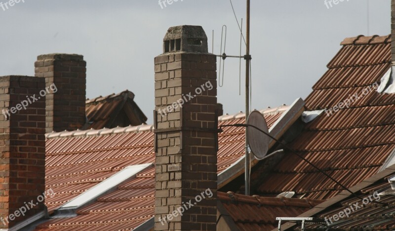 Chimney Roof House Germany Free Photos